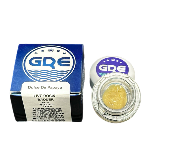Green River Extracts - Dulce de Papaya 1G - Live Rosin