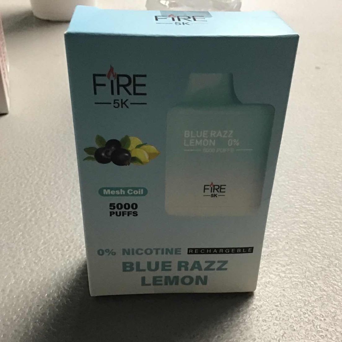 fire blue razz lemon