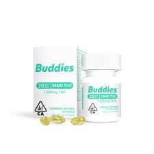 Buddies Brand 1:1 CBD/THC Gel Cap 10mg - 50ct