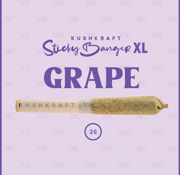 1 x 2G XL Infused Sticky Banger Sativa Grape by KushKraft