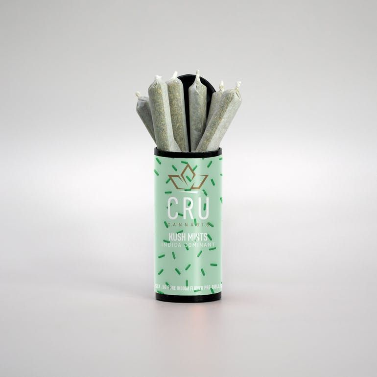CRU-.5g PreRoll-Kush Mints (6pk)