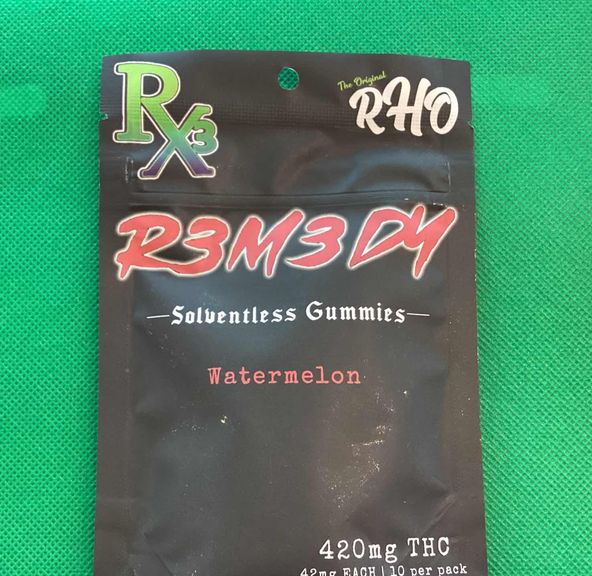 Rx3 420mg 10pk Watermelon Gummies