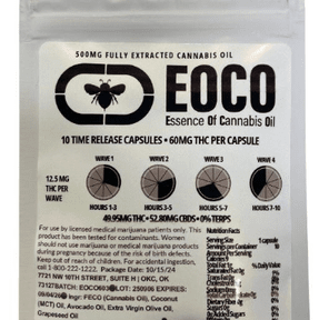 Bee Elevated - EOCO Capsules 500mg (10pck) - 13.9mg per wave