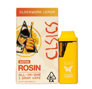 CLSICS - 1g Live Rosin AIO (Clockwork Lemon)