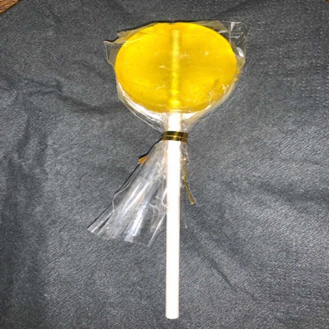 25mg Peach Lollipop | High Tide Edibles