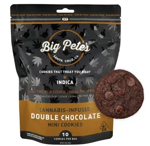 Big Pete's - Double Chocolate Indica Mini Cookies - 100mg