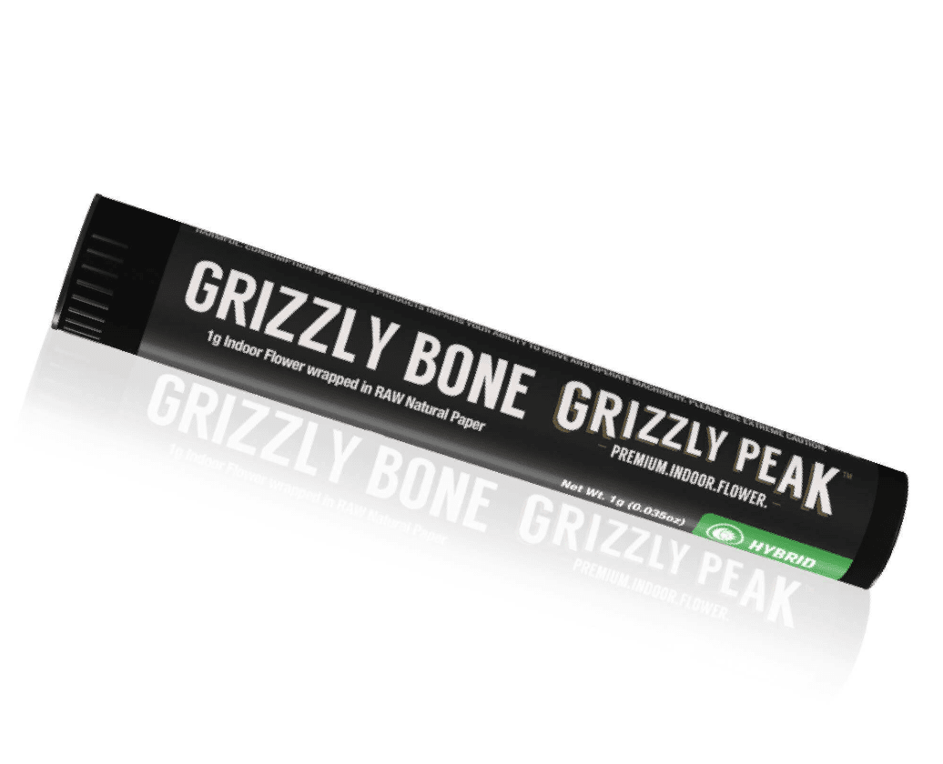 Grizzly Peak - Grizzly Bone - 1g Preroll - THC: 24%