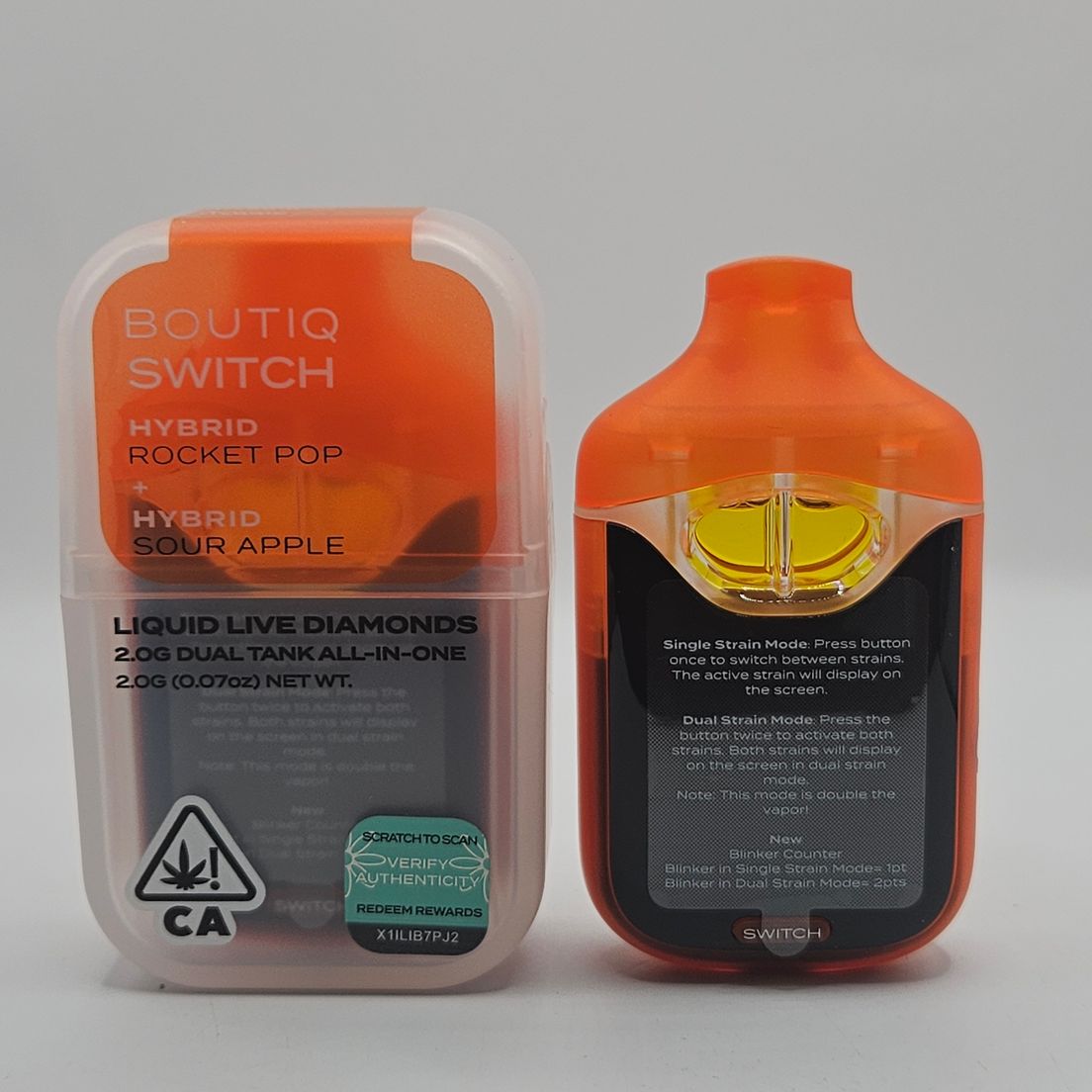 Boutiq - Disposable - Switch - Rocket Pop x Sour Apple - 2g