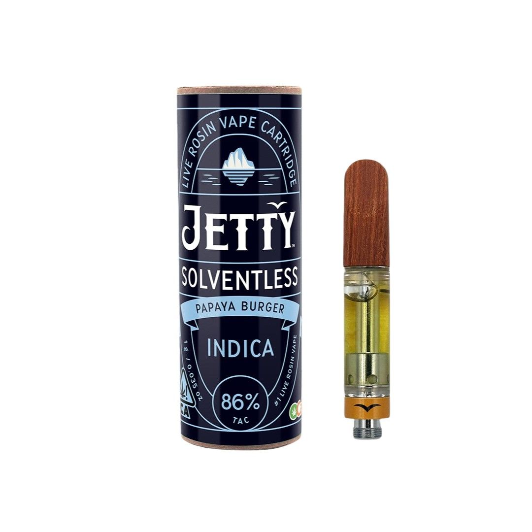 Jetty Solventless Cartridge Papaya Burger 1g