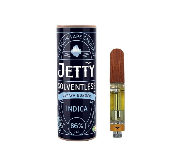 Jetty Solventless Cartridge Papaya Burger 1g