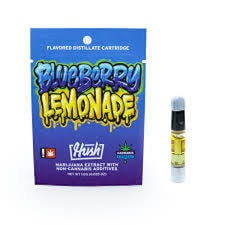 HUSH - BLUEBERRY LEMONADE - Distillate Vape Cart - 1G - INDICA