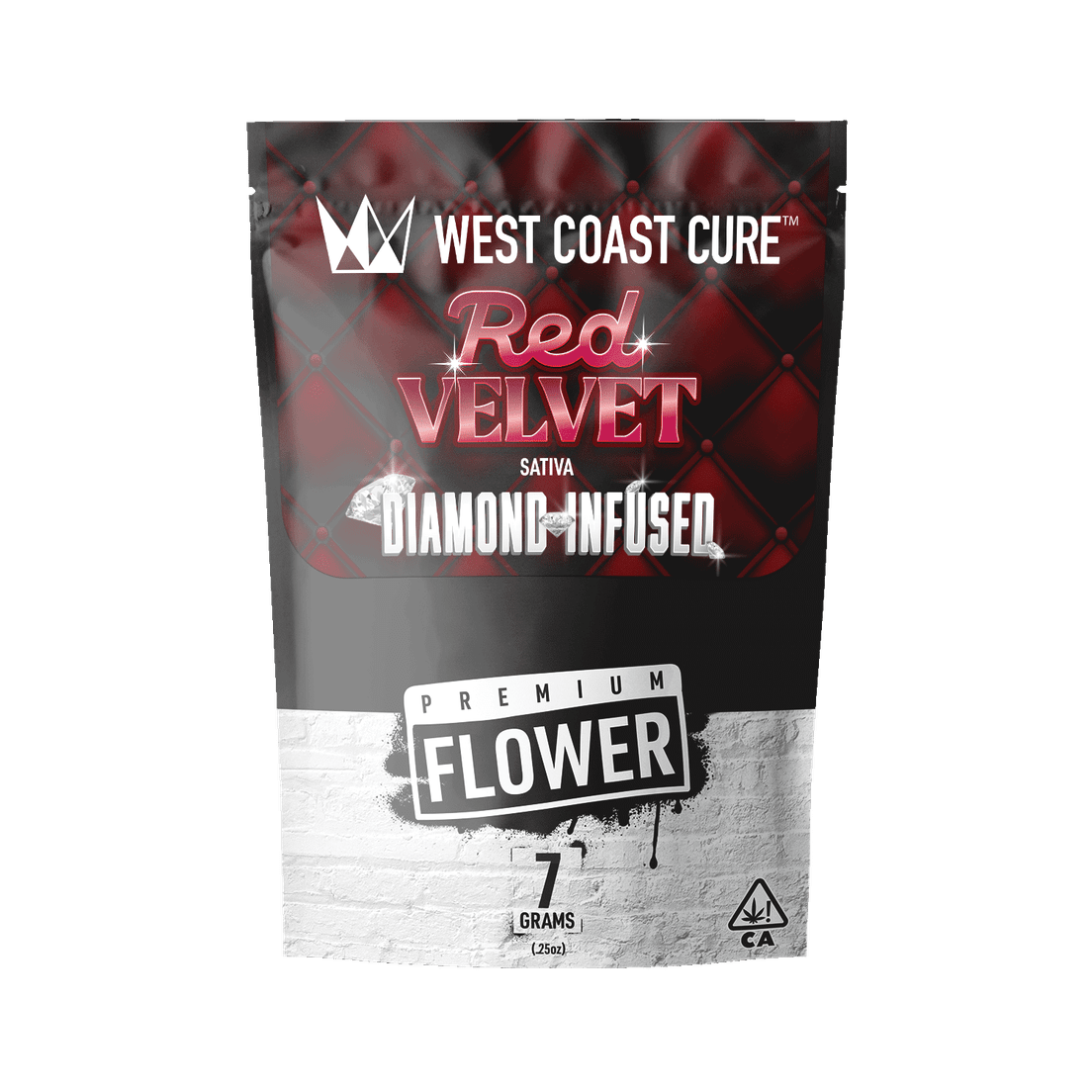 West Coast Cure - Red Velvet Diamond Infused Premium Flower 7g