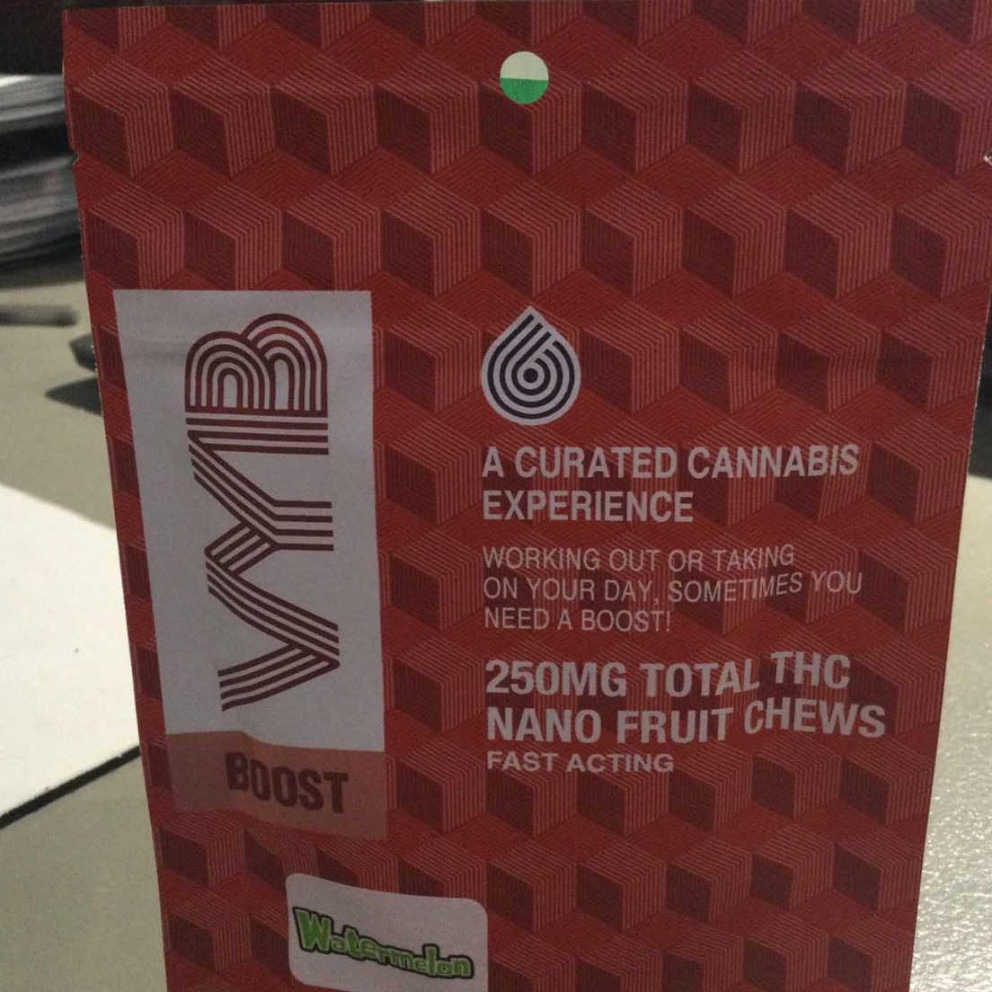 Boost Watermelon Fruit Chews 250mg VYB Nano