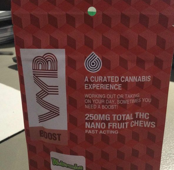 Boost Watermelon Fruit Chews 250mg VYB Nano