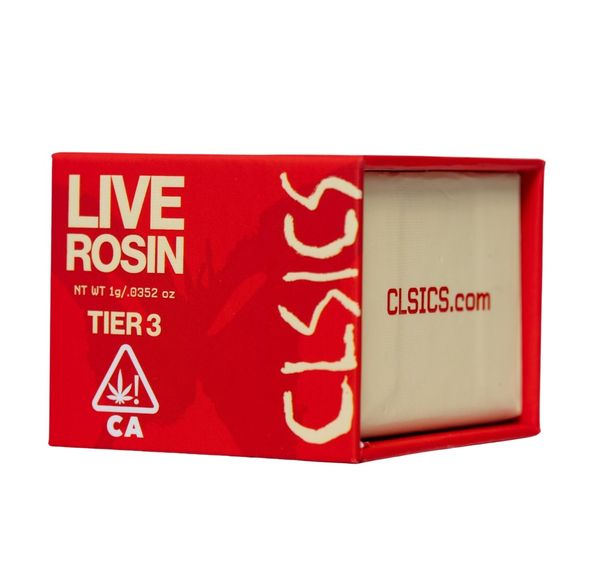 CLSICS Tier 3 Live Rosin Blue Crack 1g