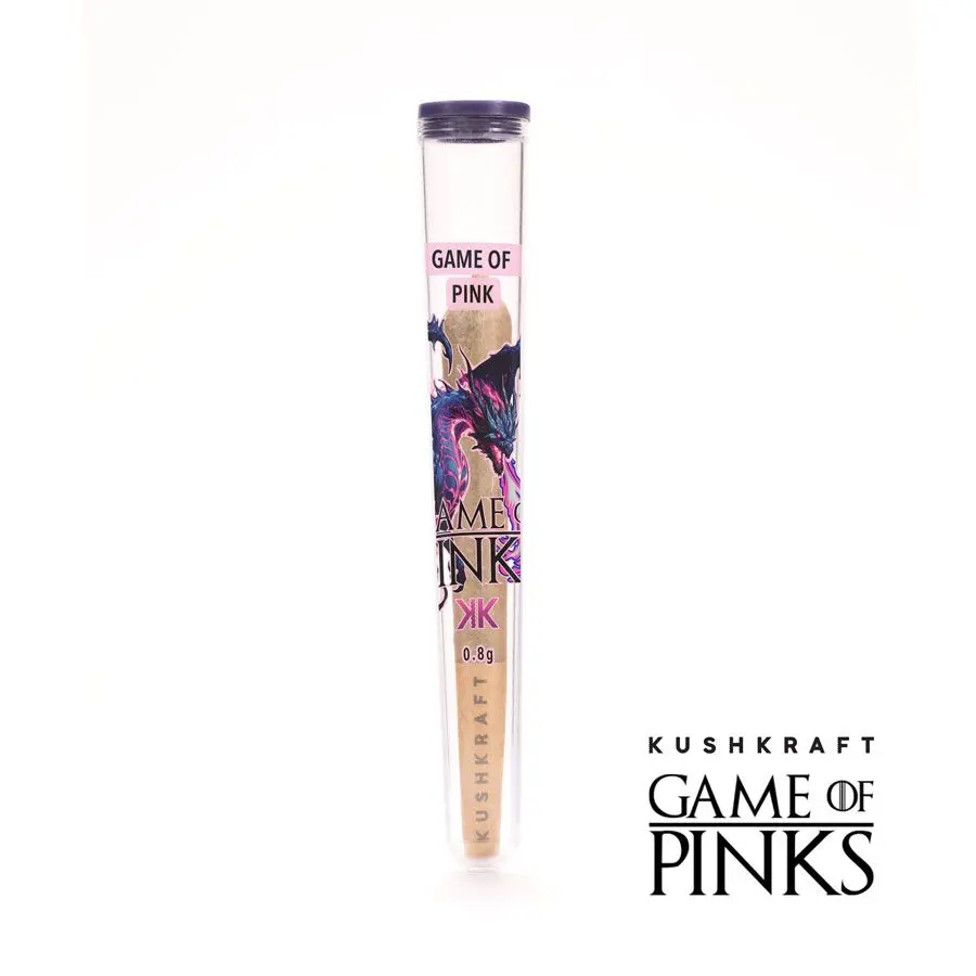 0.8g Island Pink Exclusive Indica Pre Roll - Game of Pinks