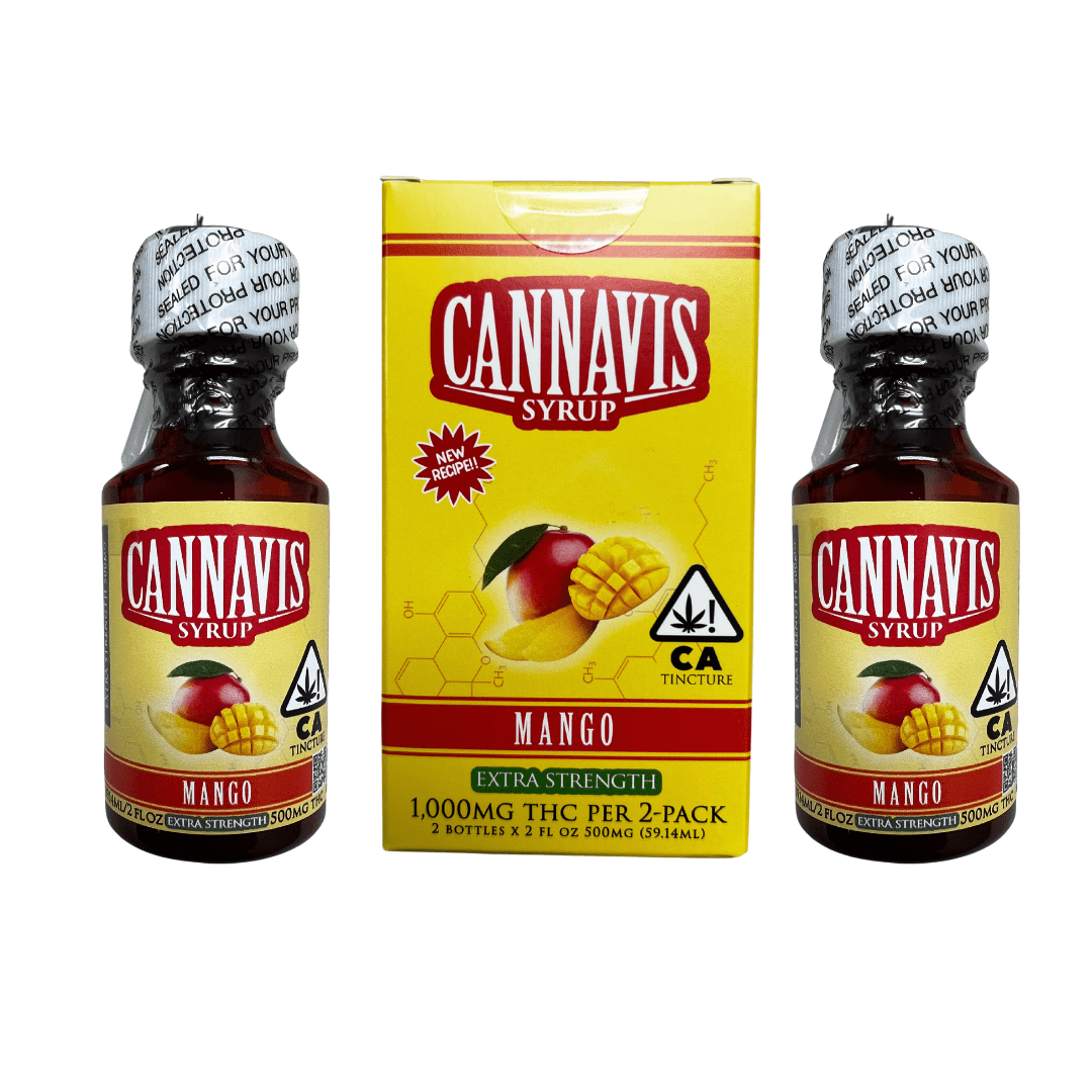 Cannavis - Mango Syrup 1000mg (500 mg each, 2 pack)
