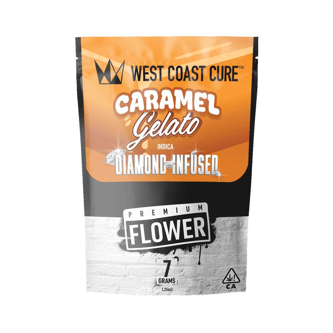 Caramel Gelato - 7G Diamond Infused Premium Flower