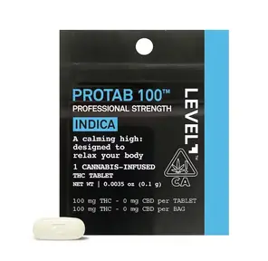 Level Protab Professional Strength Single Indica 100mg