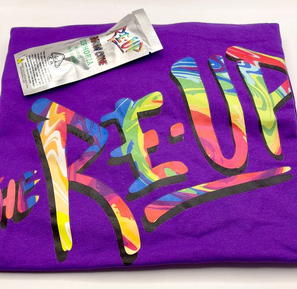 PRE-ORDER ONLY *Deal! $15 (X-LARGE) Purple T-Shirt - The Re-Up + Preroll
