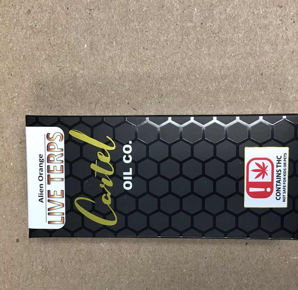 Alien Orange Hybrid Live Terps Cartel Oil Co Cartridge 1g