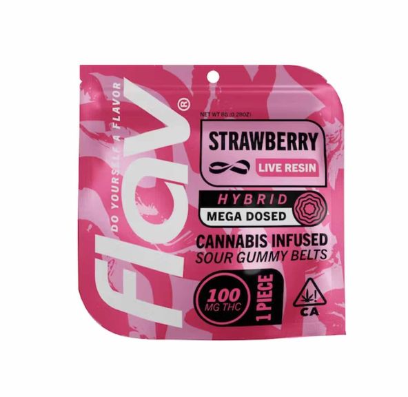 Flav - Macro Belt - Strawberry - Live Resin - 100mg