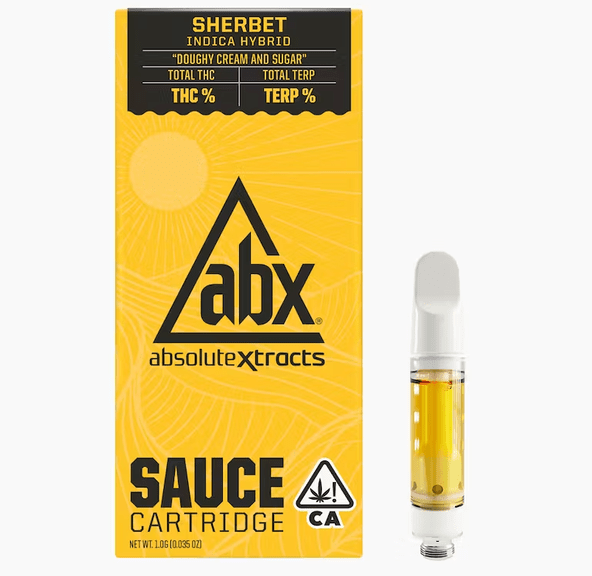 Absolute Xtracts Sauce Cartridge Sherbet 1g
