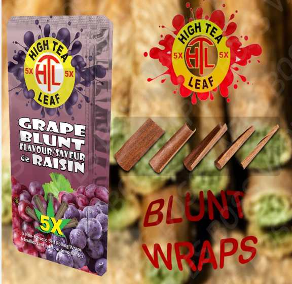 High Tea Leaf Blunt Wrap $7