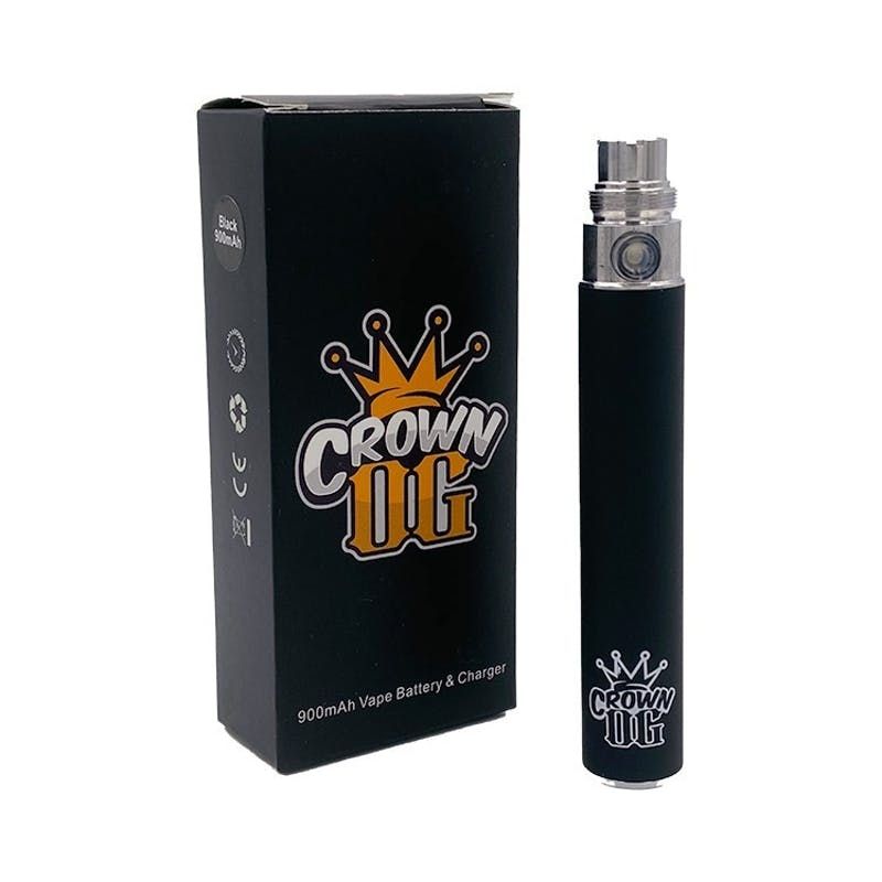 1 Crown Genetics Vape Battery 510 Thread/900 mAh - Crown OG