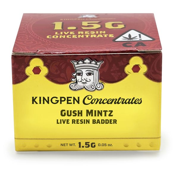 Kingpen Concentrates - Live Resin Badder - 1.5g - Gush Mintz
