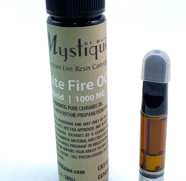 1g White Fire OG- Live Resin Cart