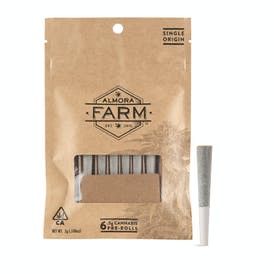 Almora Farm Cookies and Cream PreRoll 6 Pack - 3g
