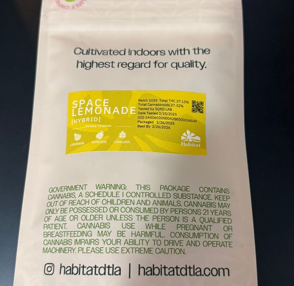 Green Habitat- Bits Space Lemonade Smalls 14g (H)