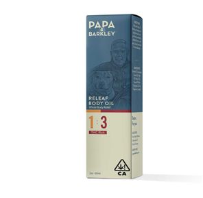Papa & Barkley - Releaf Body Oil, 60ml 1CBD:3THC