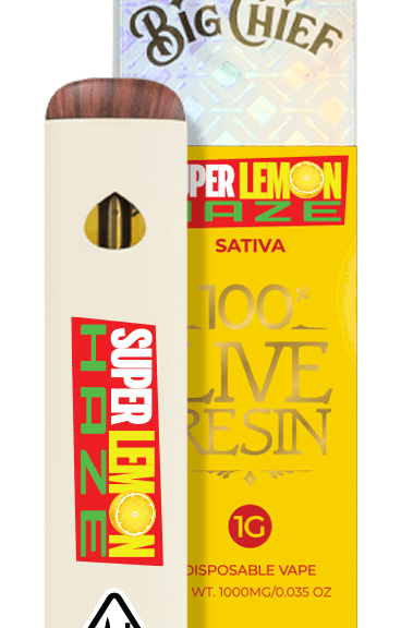 Big Chief Live Resin 1G Disposable - Super Lemon