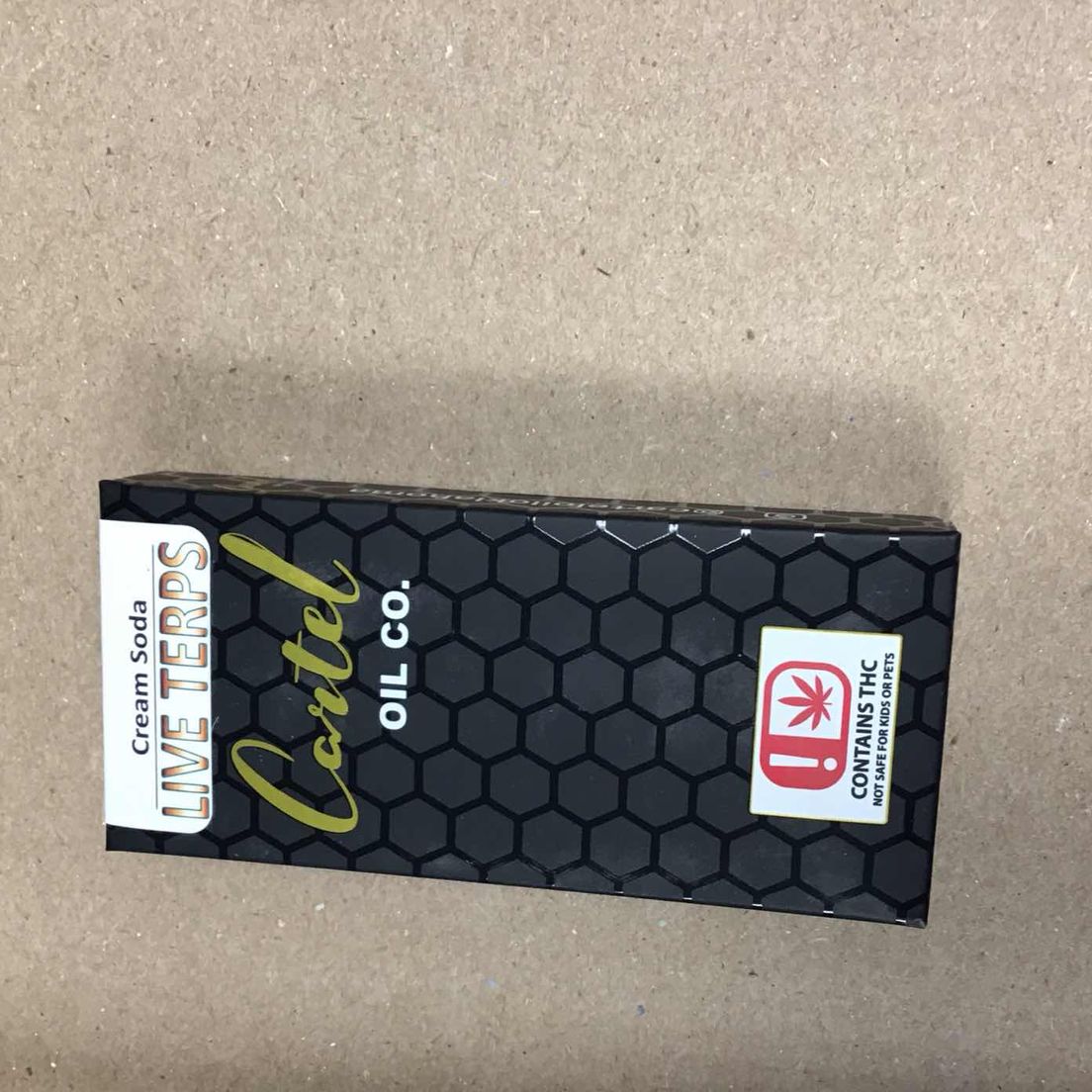 Cream Soda Hybrid Live Terps Cartel Oil Co Cartridge 1g