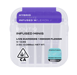 Boutiq Infused Mini Pre-roll 5pk Acai Mintz x Lemon Jelly 2.5g