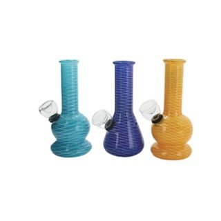 BD#5 Stripe Design Water Pipe - Assorted