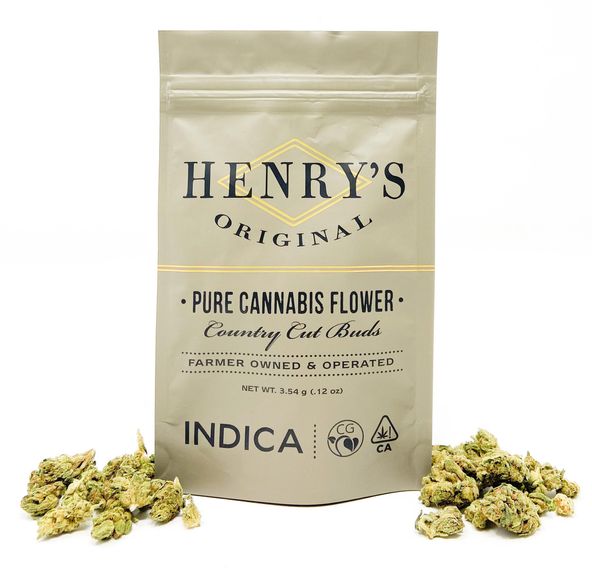 HENRY'S ORIGINAL Flower 3.5g Pouch Indica King Louis XIII Smalls