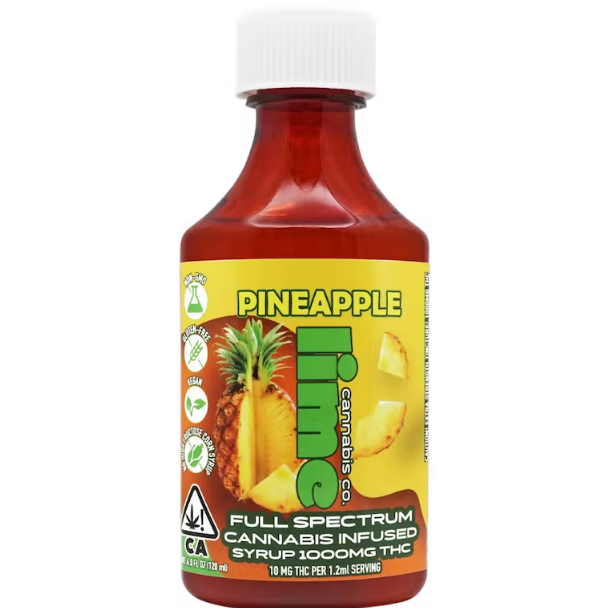 1000mg Live Resin THC Syrup Tincture | Pineapple