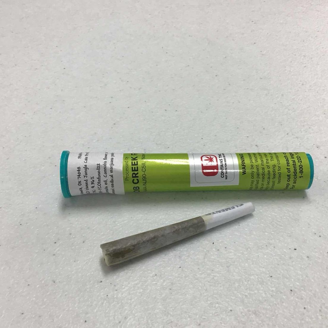 Doob Creek Jungle Cake pre-roll w/ Double Butter Feco 1g