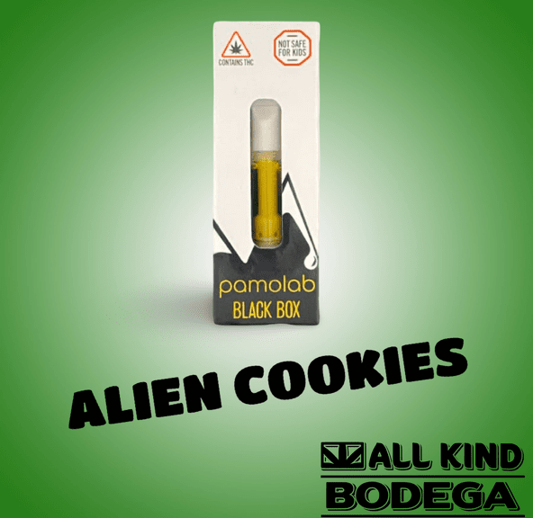 Alien Cookies 1g Cured Resin Vape Cart (@pamolab)
