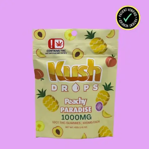 1000mg THC Gummy - Peachy Paradise 40.00 g