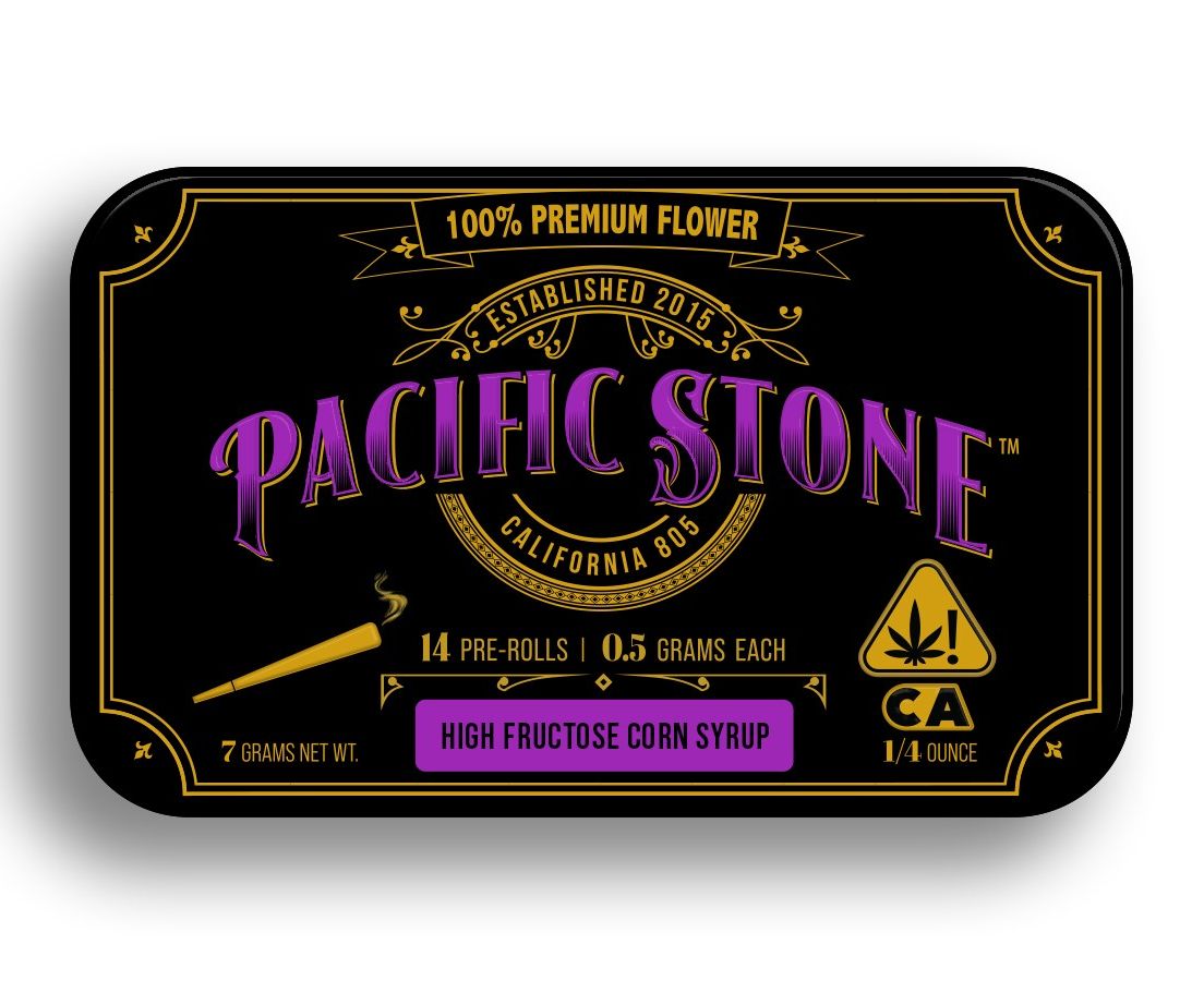 Pacific Stone Pre-roll 14pk High Fructose Corn Syrup 7g
