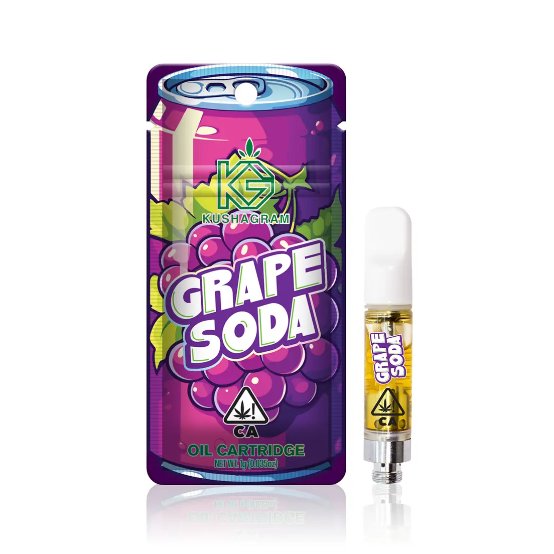 KUSHAGRAM Grape Soda Premium Cartridge 1g 1.00 g