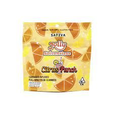1. Jolly Solventless 100mg THC Gummies - Citrus Punch (S) *SALE ITEM*