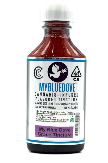 100mg Grape Tincture by My Blue Dove