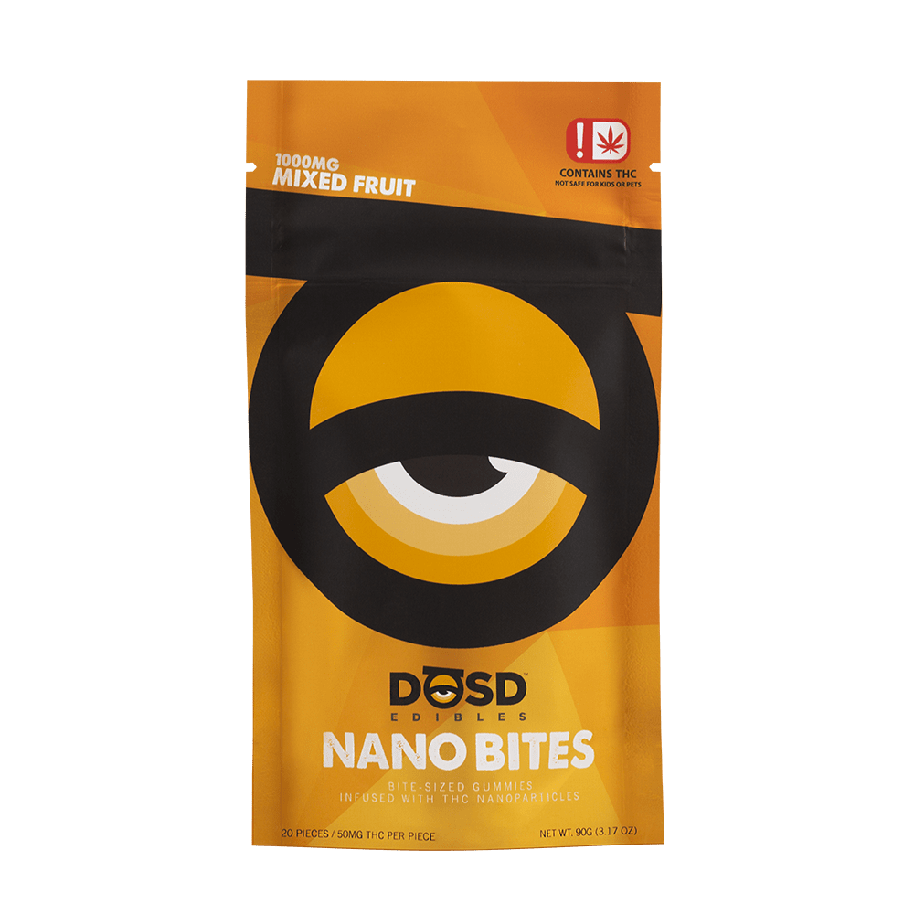 DOSD EDIBLES MIXED FRUIT INDICA 1000MG