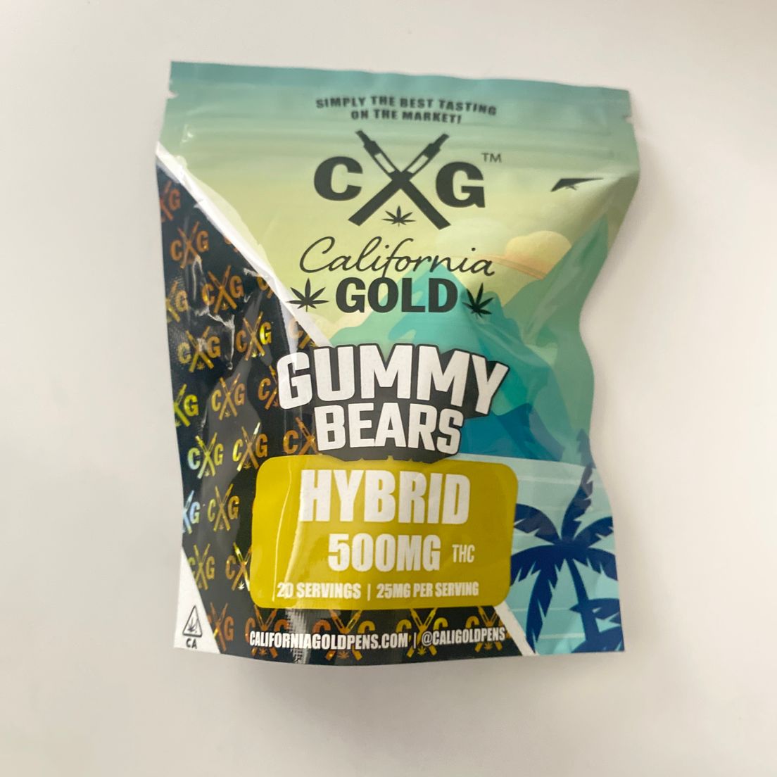 California Gold Hybrid Gummies-500mg