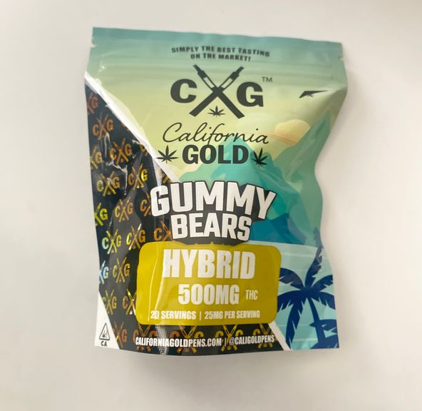 California Gold Hybrid Gummies-500mg